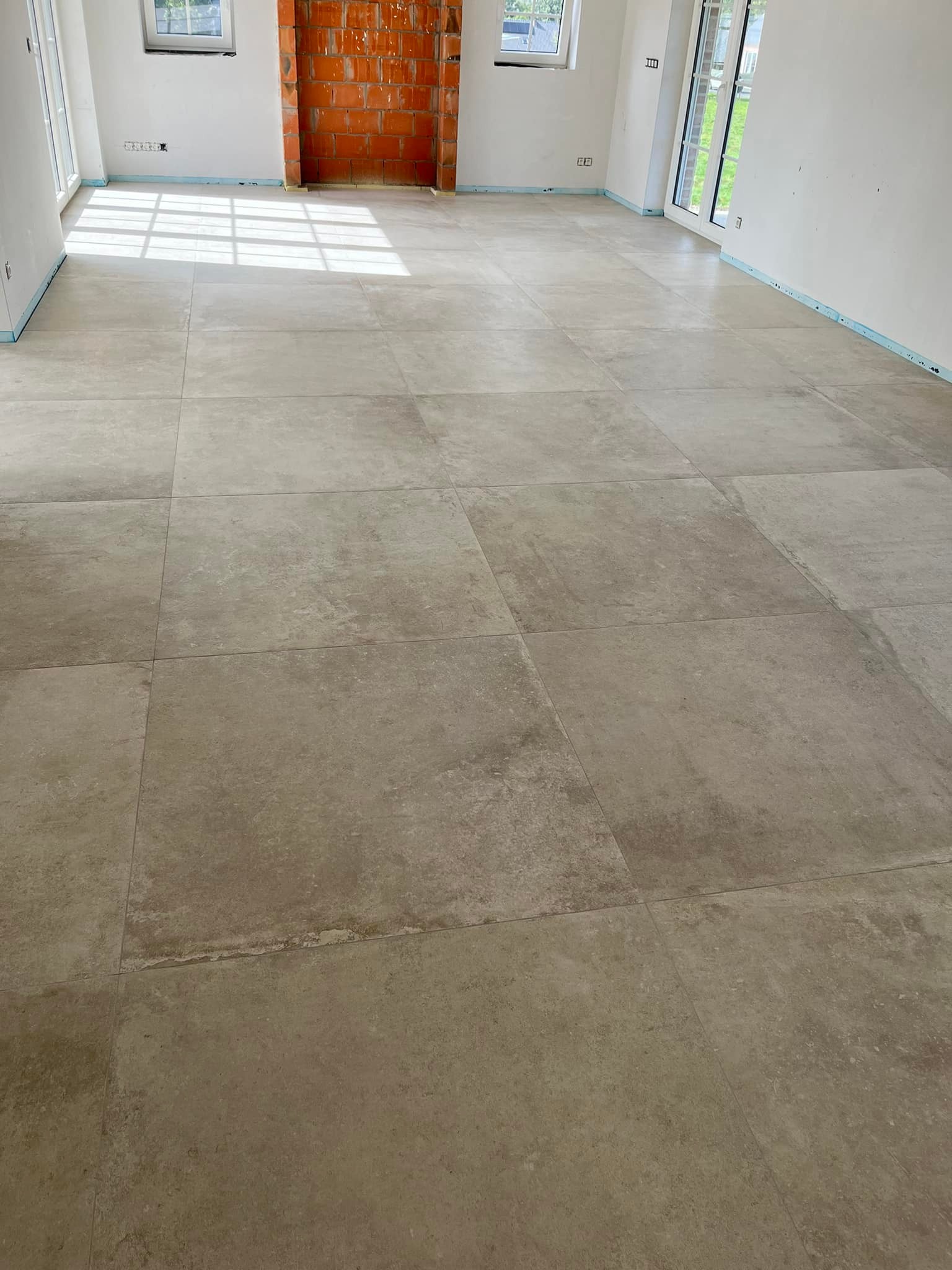 Pose carrelage grand format