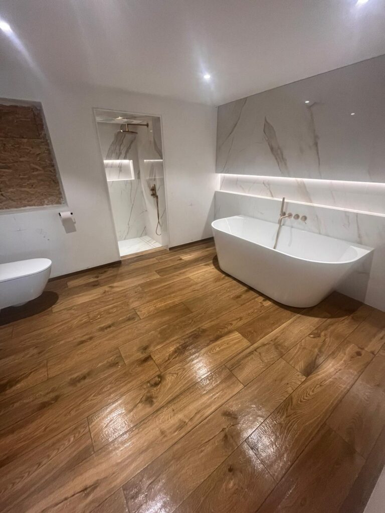 Rénovation salle de bain moderne